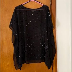 💜 Sheer Studded Michael Kors Blouse